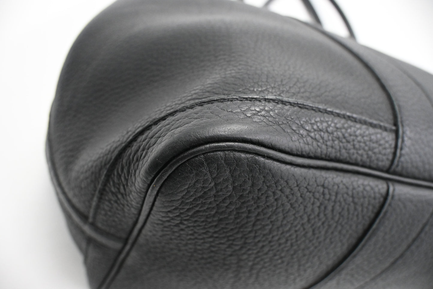 Hermes Garden Party 36 in Black Leather