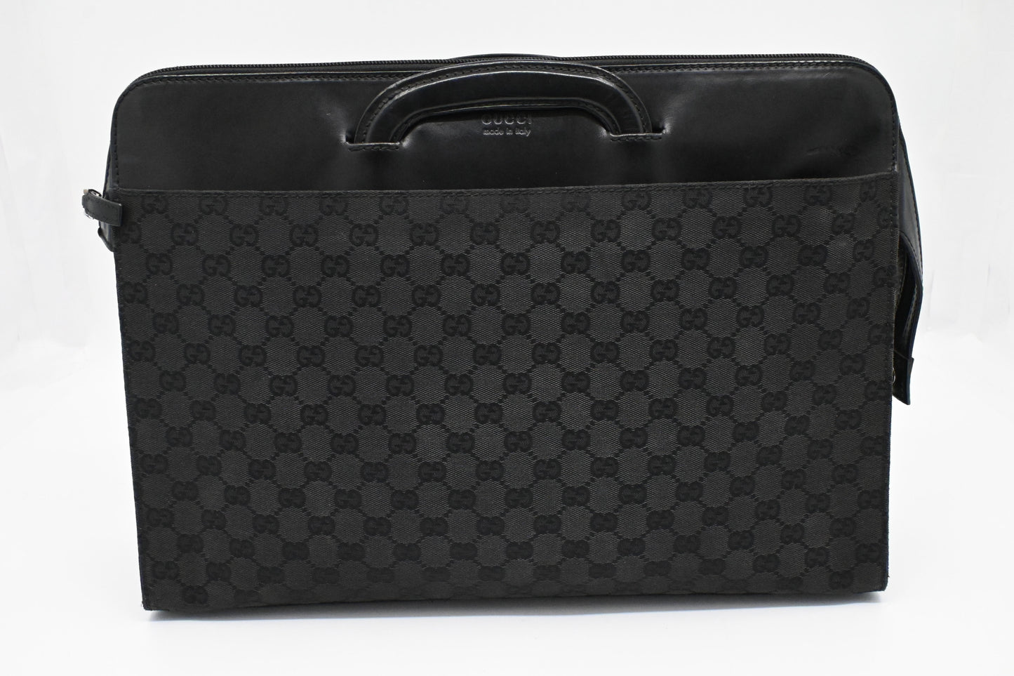 Gucci Business Bag in Black GG Canvas