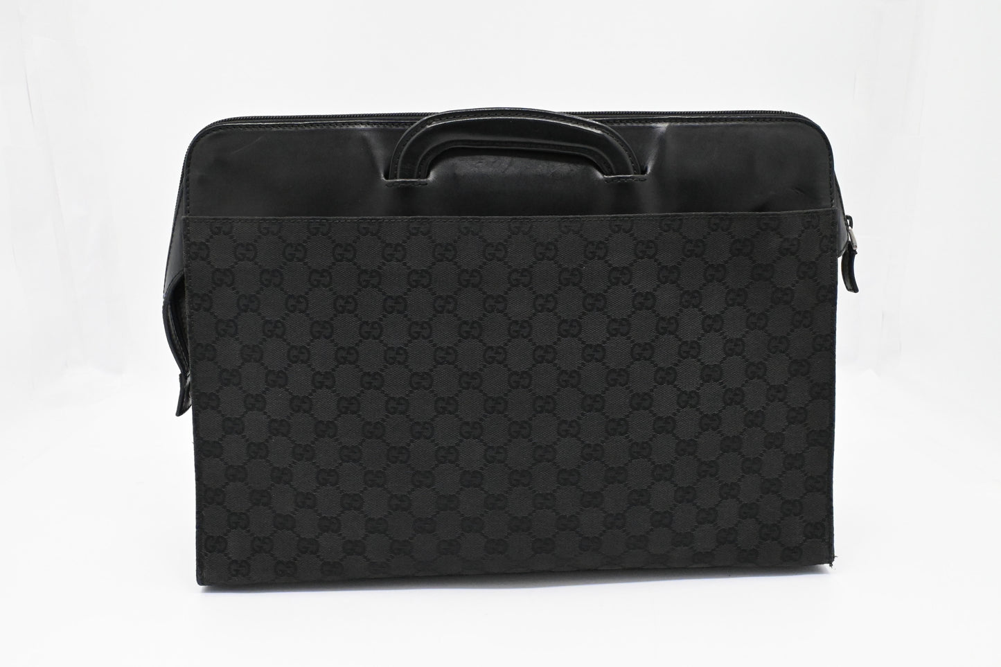 Gucci Business Bag in Black GG Canvas
