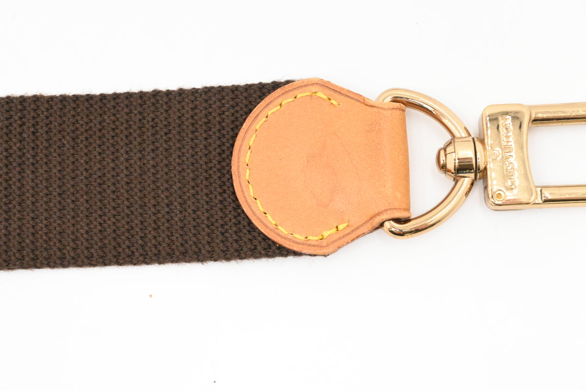 Louis Vuitton Brown Nylon Strap