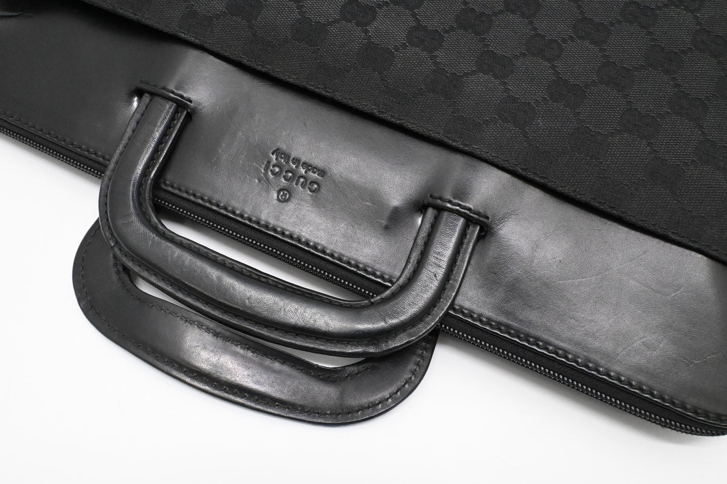 Gucci Business Bag in Black GG Canvas