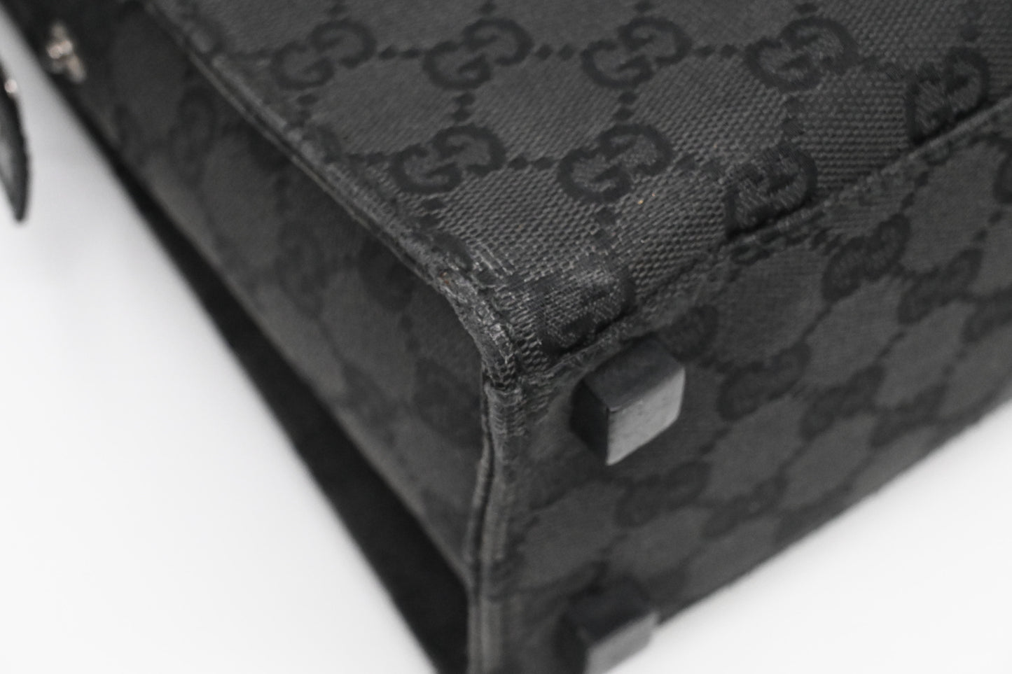 Gucci Business Bag in Black GG Canvas
