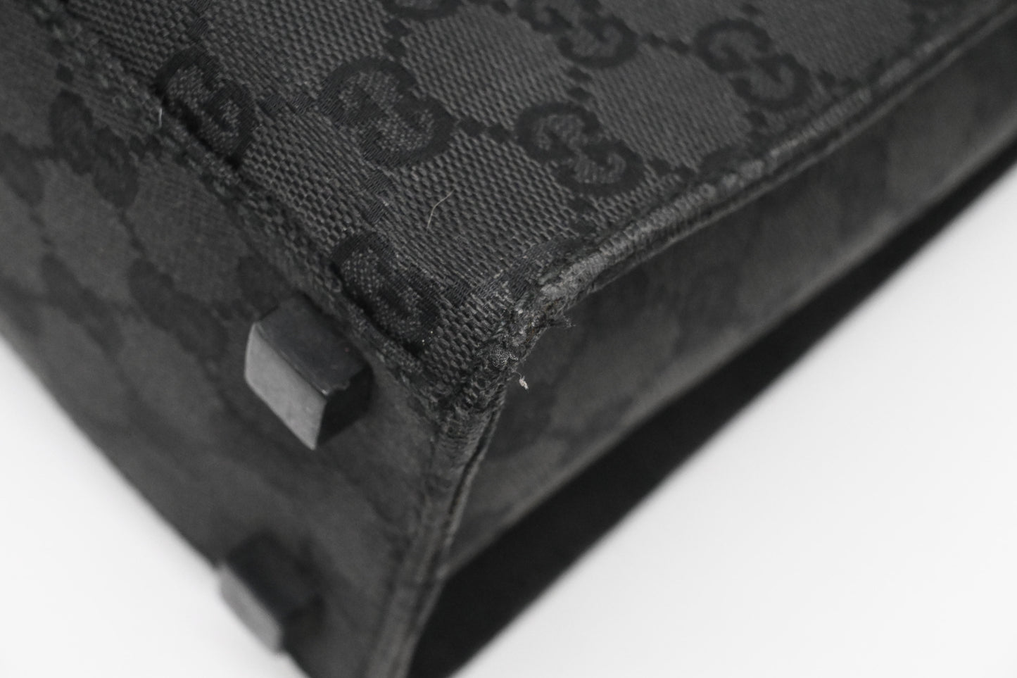Gucci Business Bag in Black GG Canvas