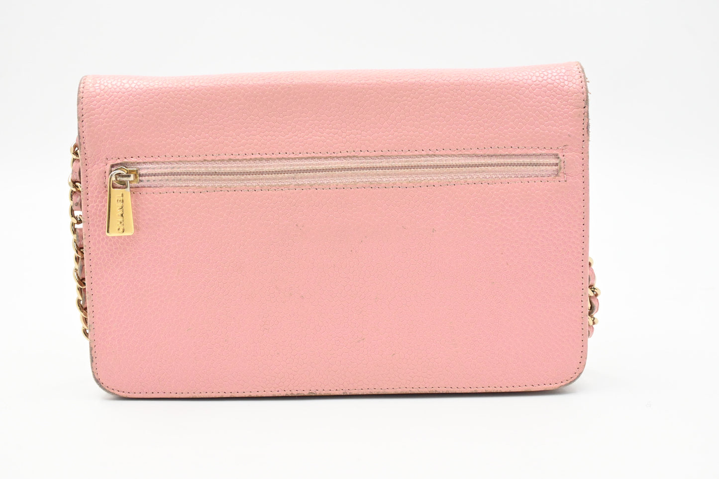 Chanel Wallet on Chain in Pink Caviar Leather