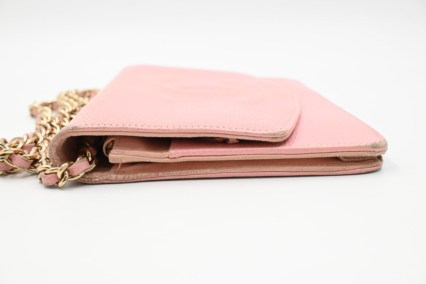 Chanel Wallet on Chain in Pink Caviar Leather