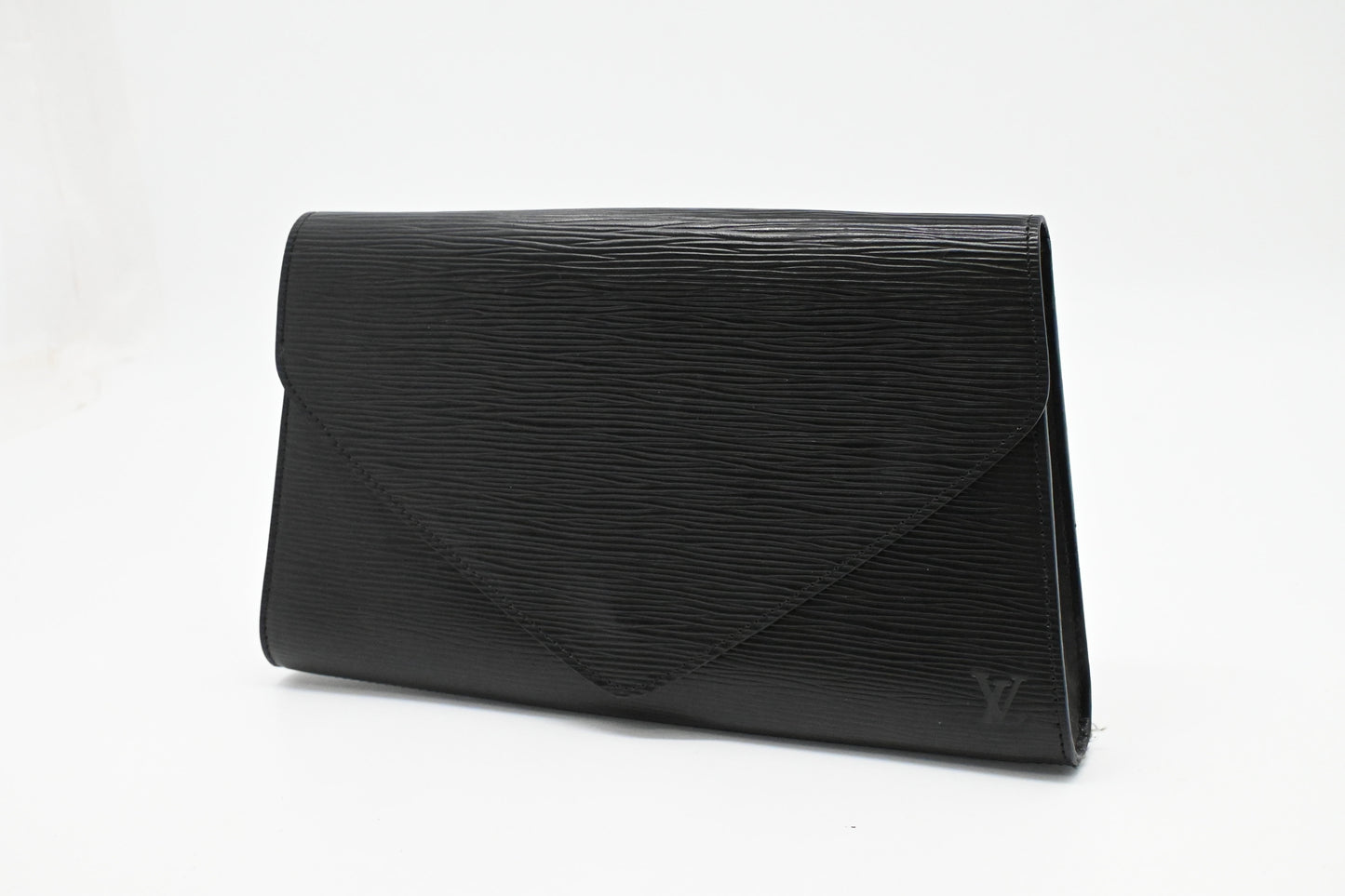 Louis Vuitton Art Deco Clutch in Black Epi Leather