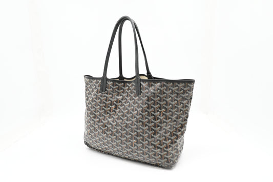 Goyard Saint Louis PM in Black Goyardine Canvas