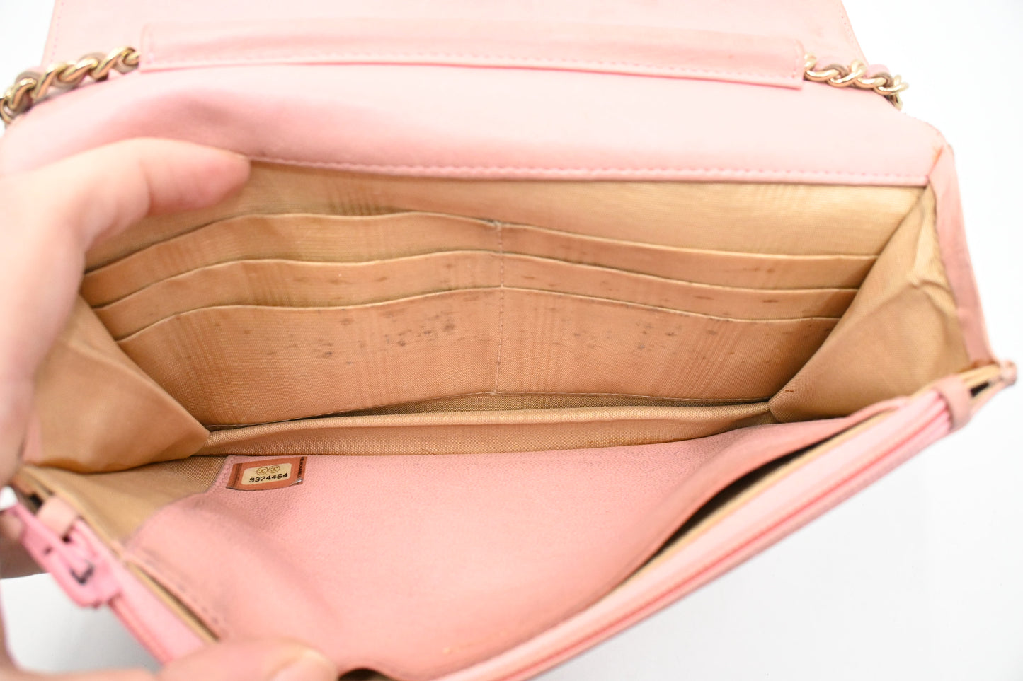 Chanel Wallet on Chain in Pink Caviar Leather