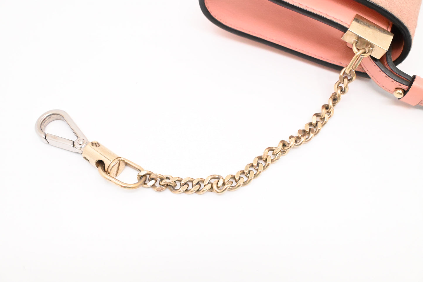 Chloe Faye Crossbody Bag in Pink Leather