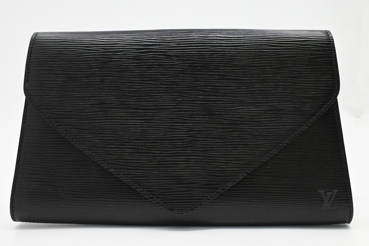 Louis Vuitton Art Deco Clutch in Black Epi Leather