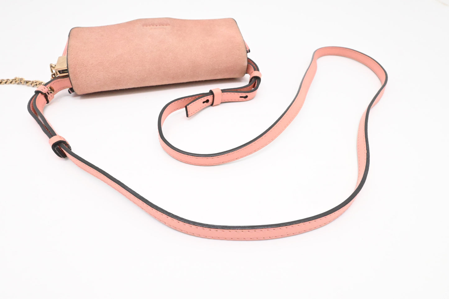 Chloe Faye Crossbody Bag in Pink Leather
