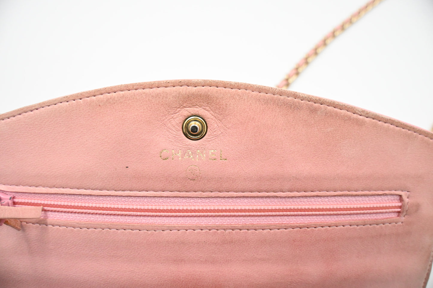 Chanel Wallet on Chain in Pink Caviar Leather