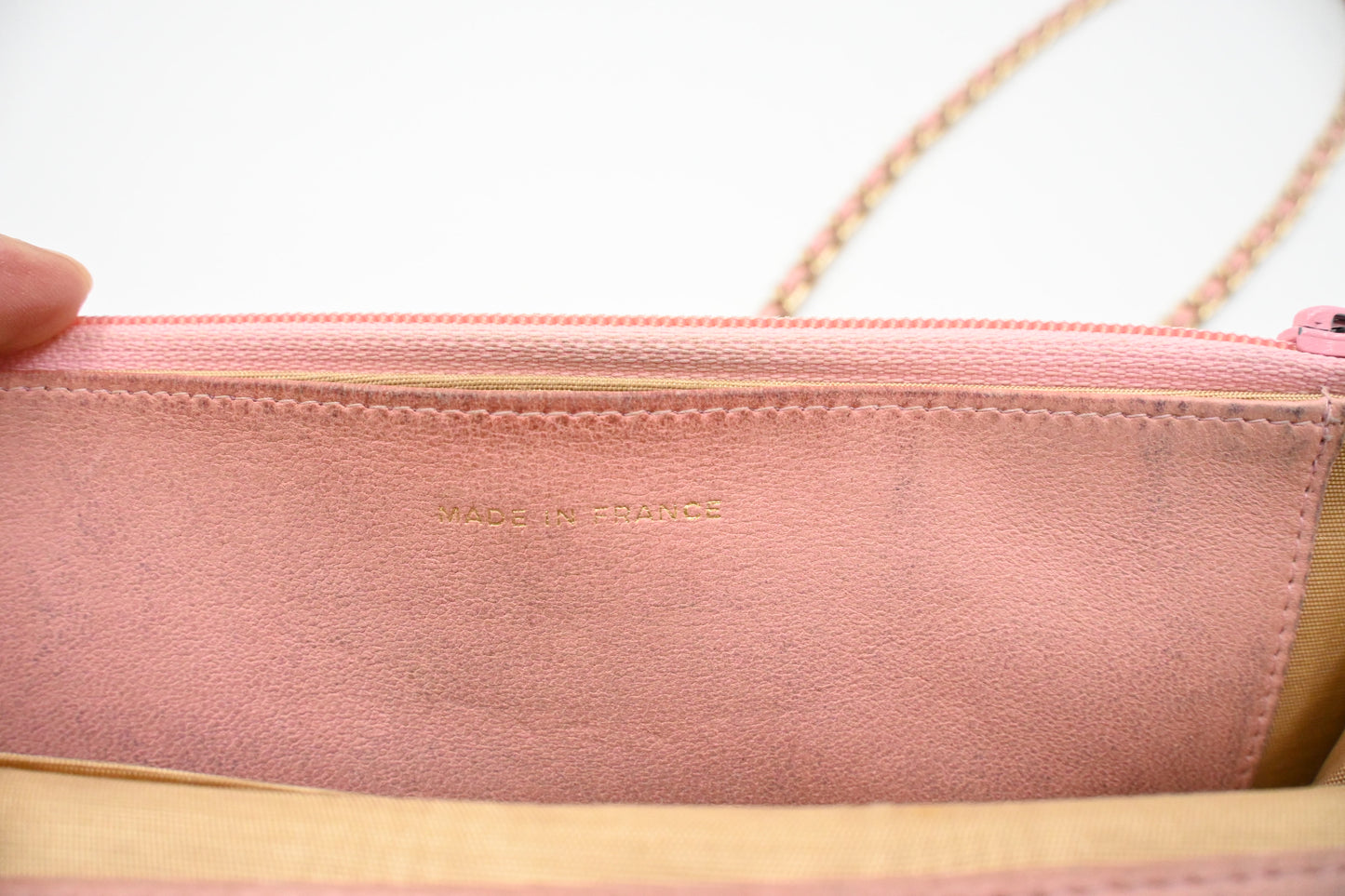 Chanel Wallet on Chain in Pink Caviar Leather