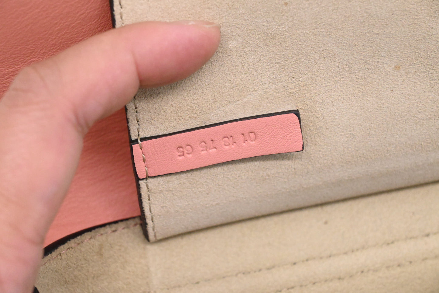 Chloe Faye Crossbody Bag in Pink Leather