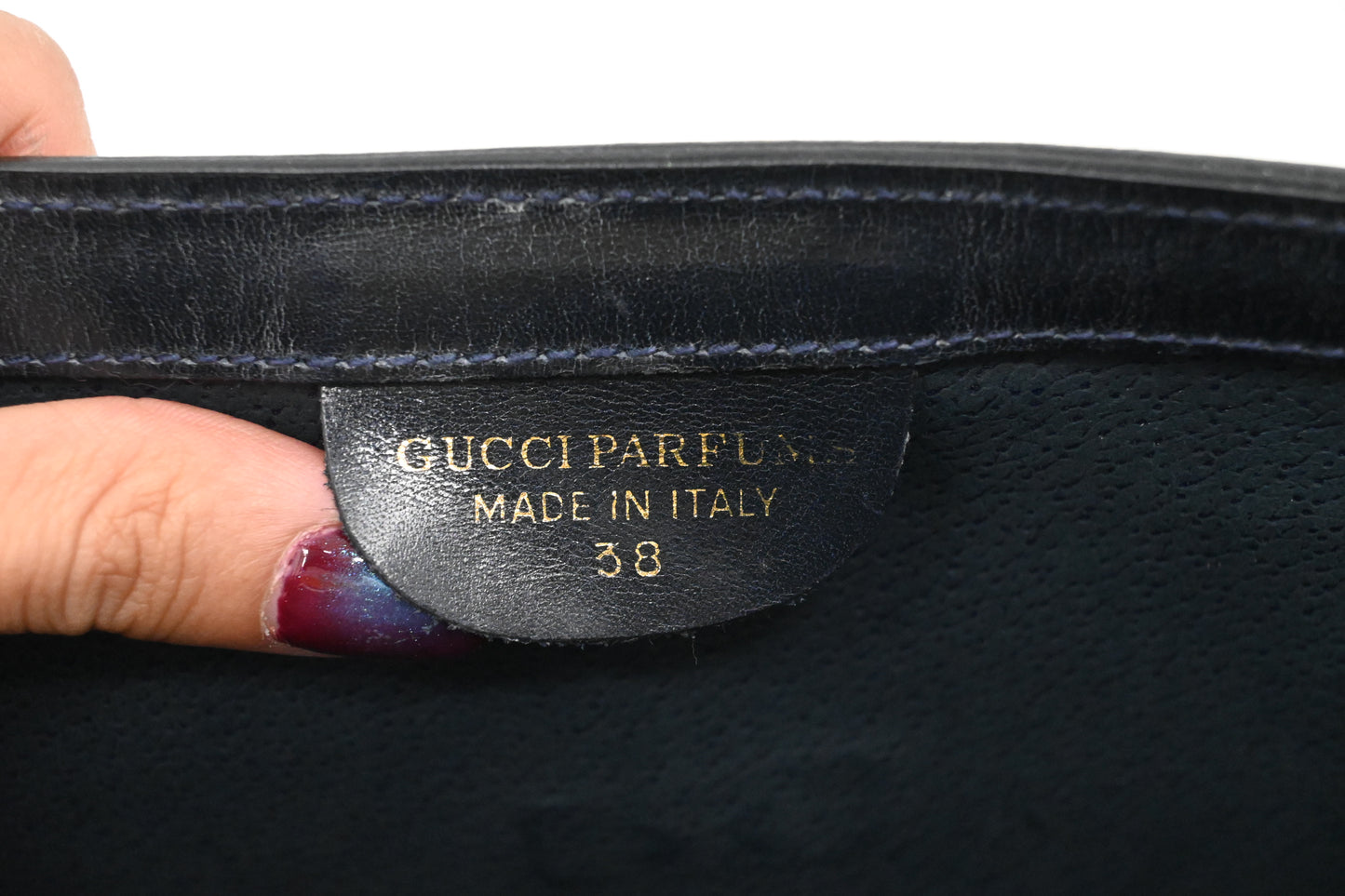 Gucci Clutch in Navy GG Supreme Canvas