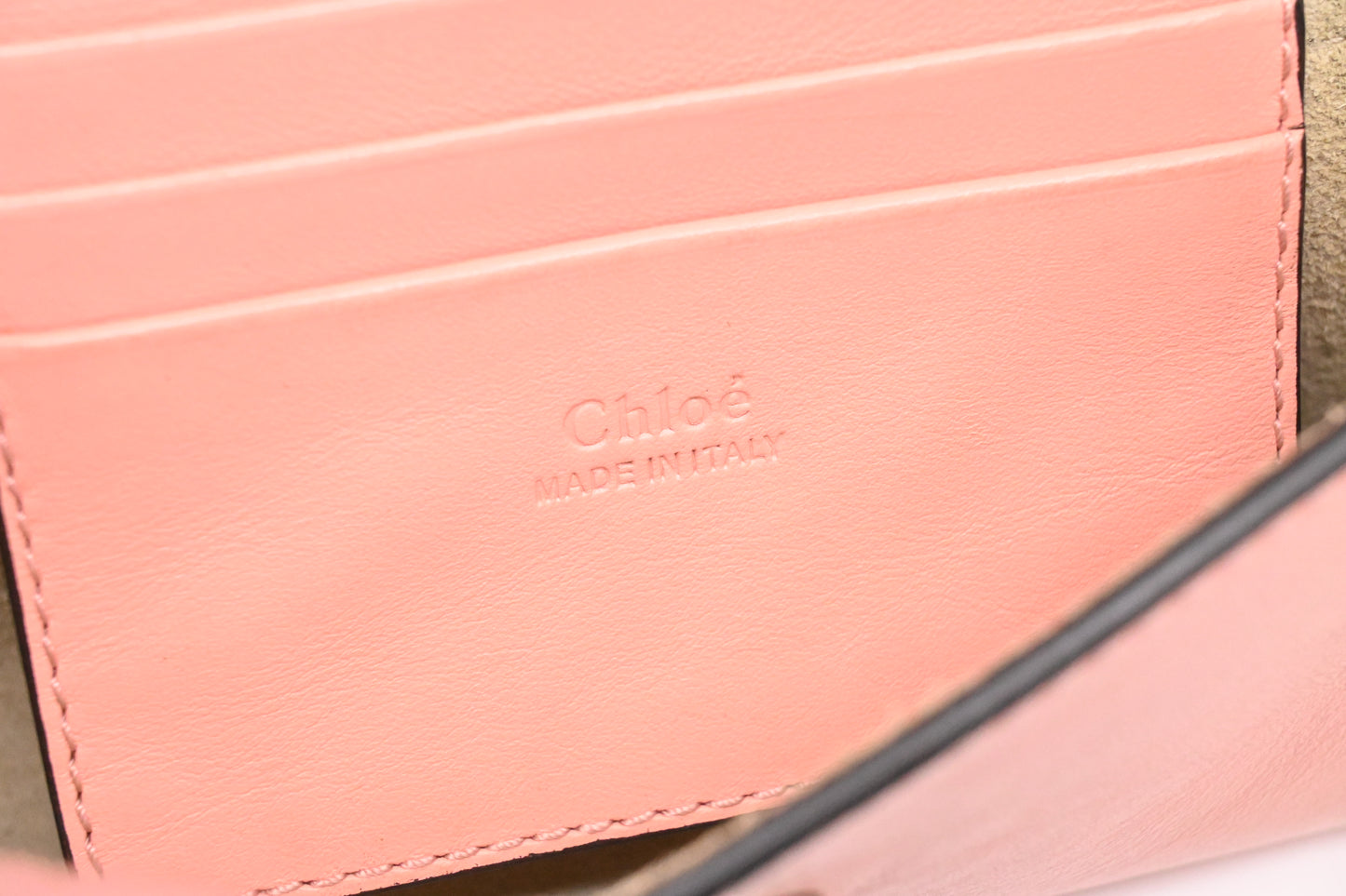 Chloe Faye Crossbody Bag in Pink Leather