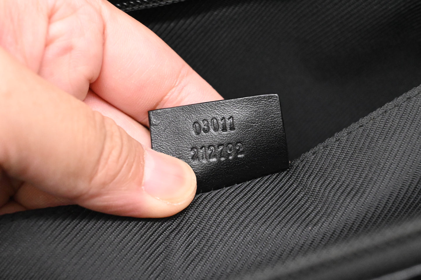 Gucci Business Bag in Black GG Canvas