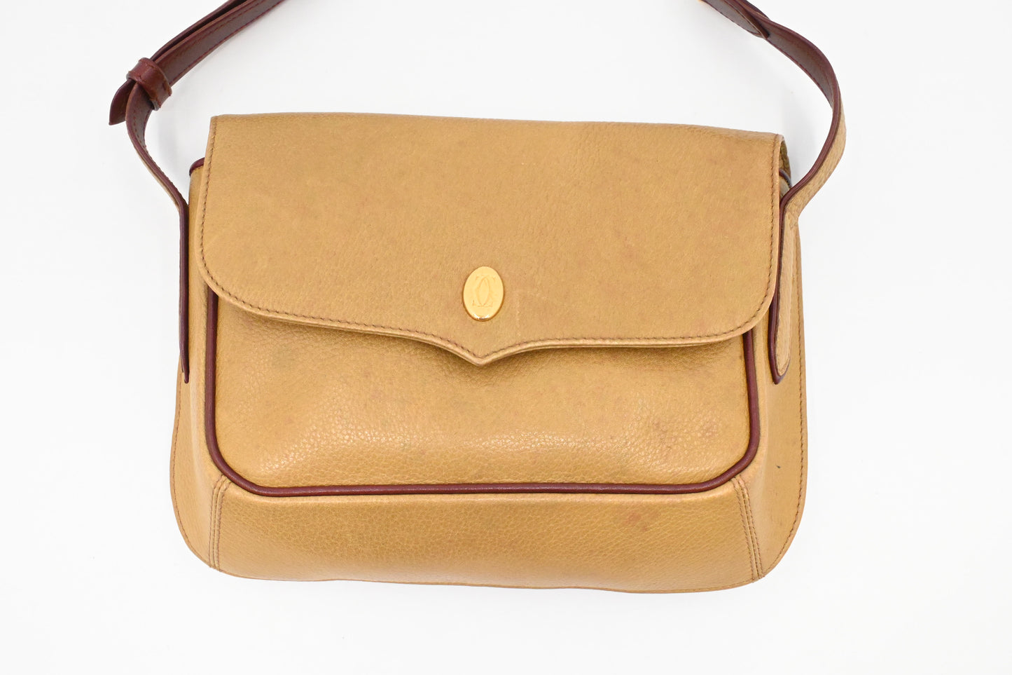 Cartier Crossbody in Yellow Leather