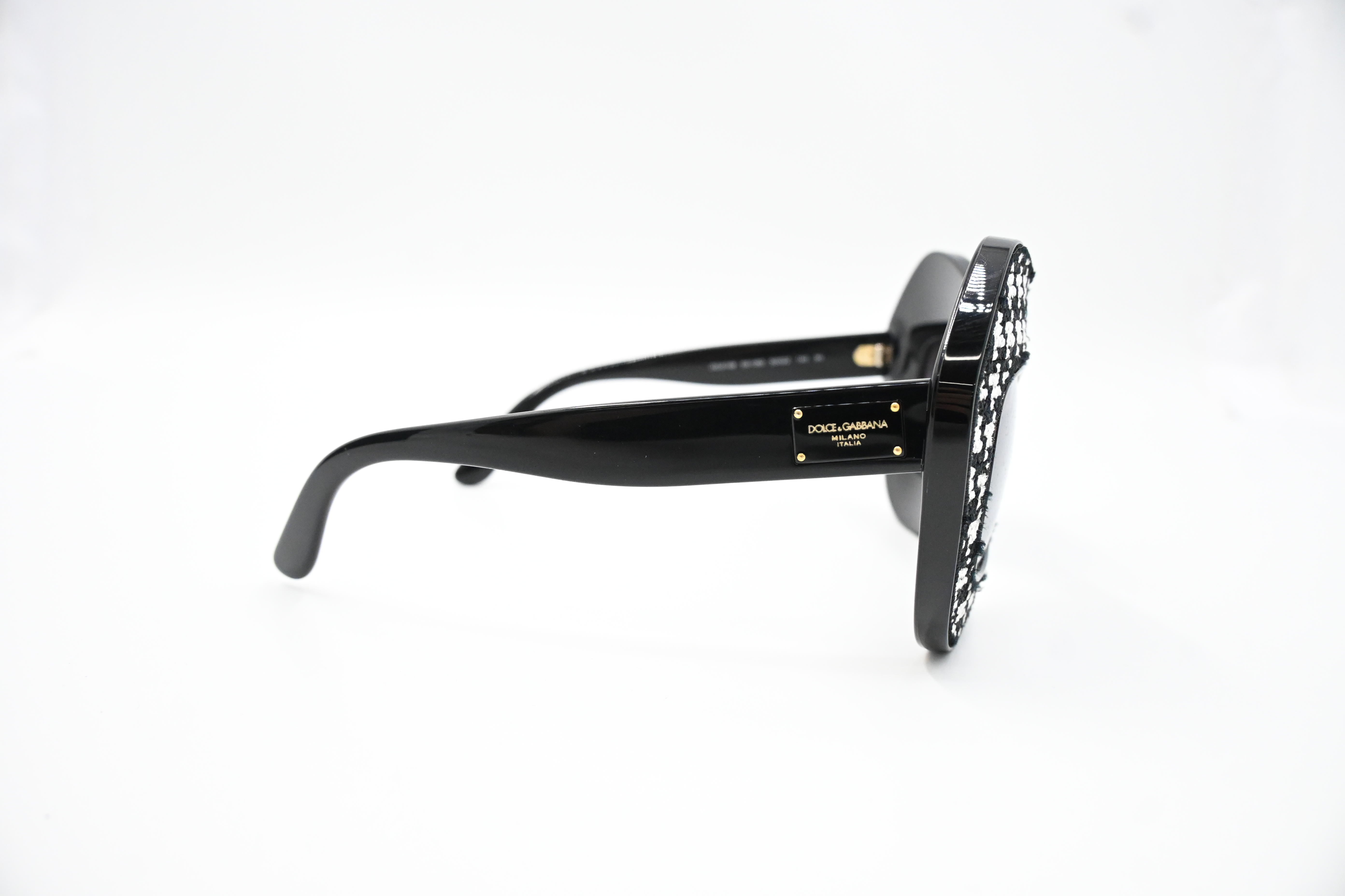 DOLCE&GABBANA ロングビスチェ 【新品・未使用】黒 New print sunglasses