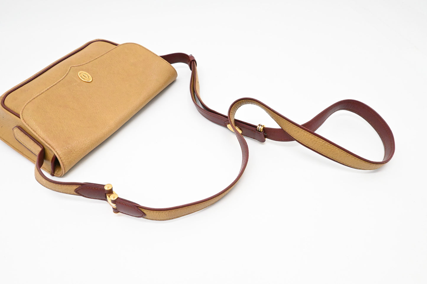 Cartier Crossbody in Yellow Leather