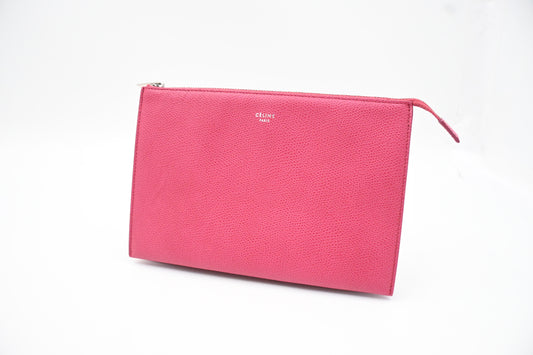 Celine Clutch in Pink Leather