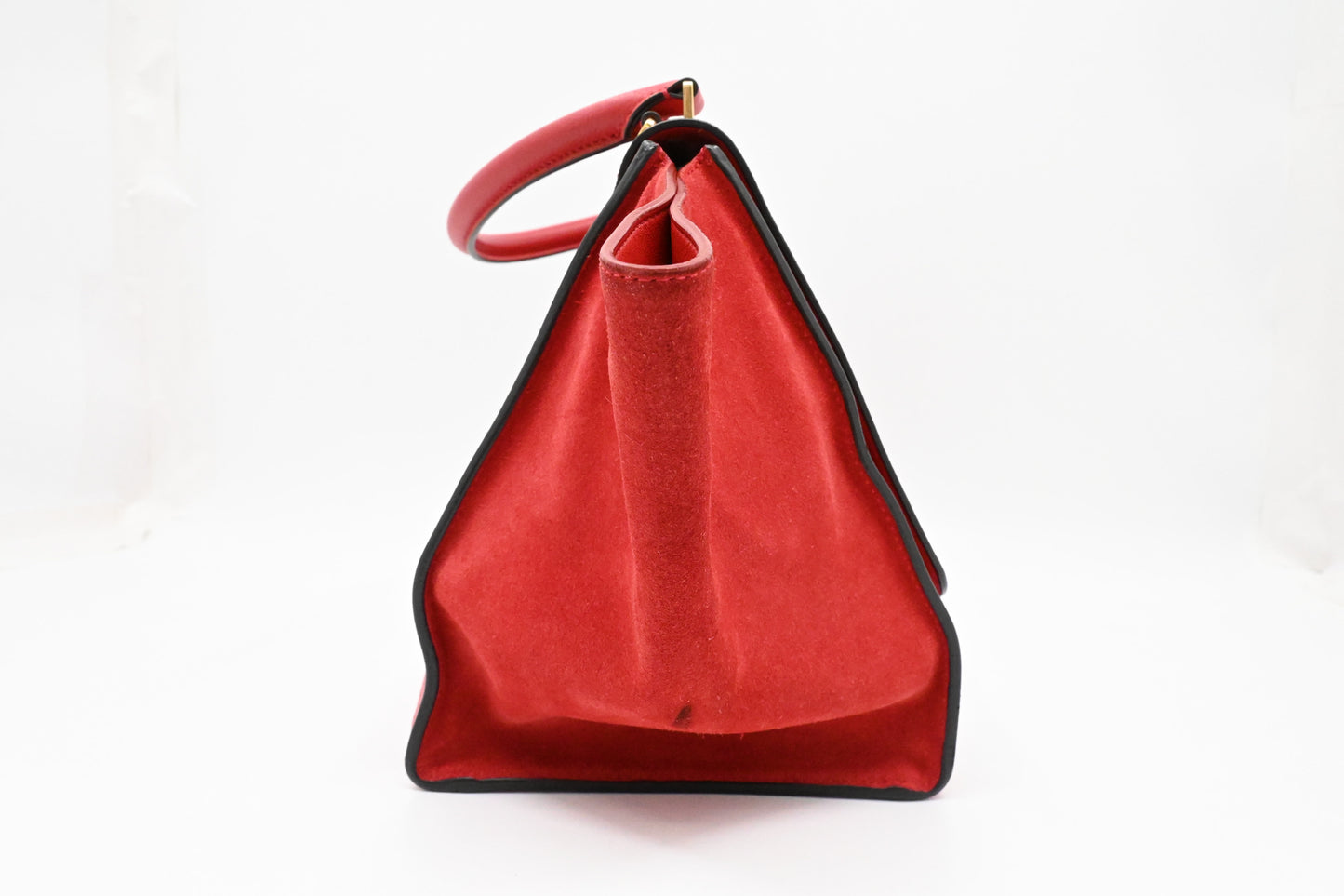 Celine Trapeze in Red Leather