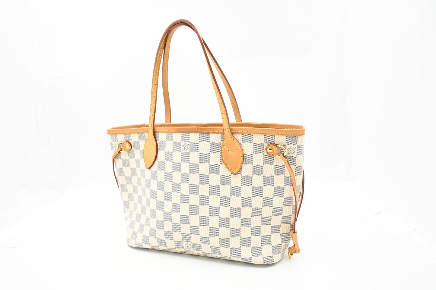 Louis Vuitton Neverfull PM in Damier Azur Canvas