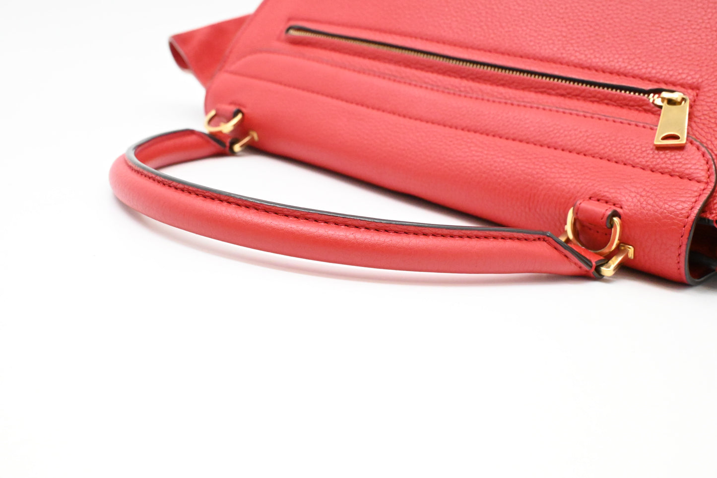 Celine Trapeze in Red Leather