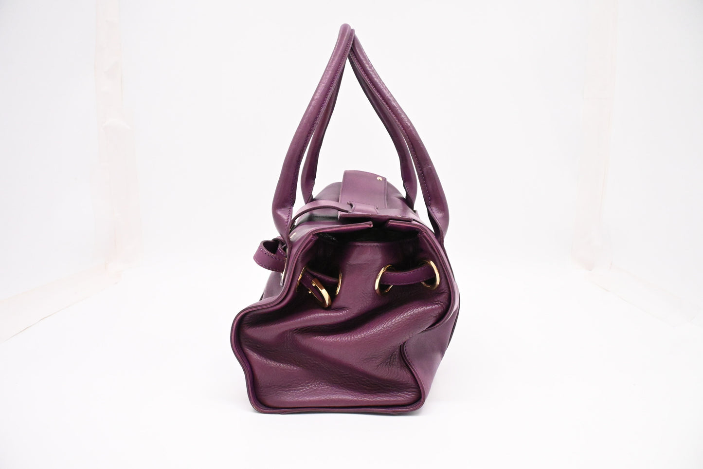 Jimmy Choo Rosalie Shoulder Bag in Purple Leather