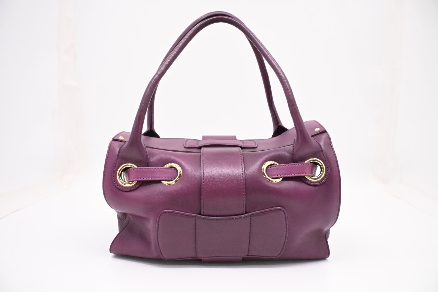 Jimmy Choo Rosalie Shoulder Bag in Purple Leather