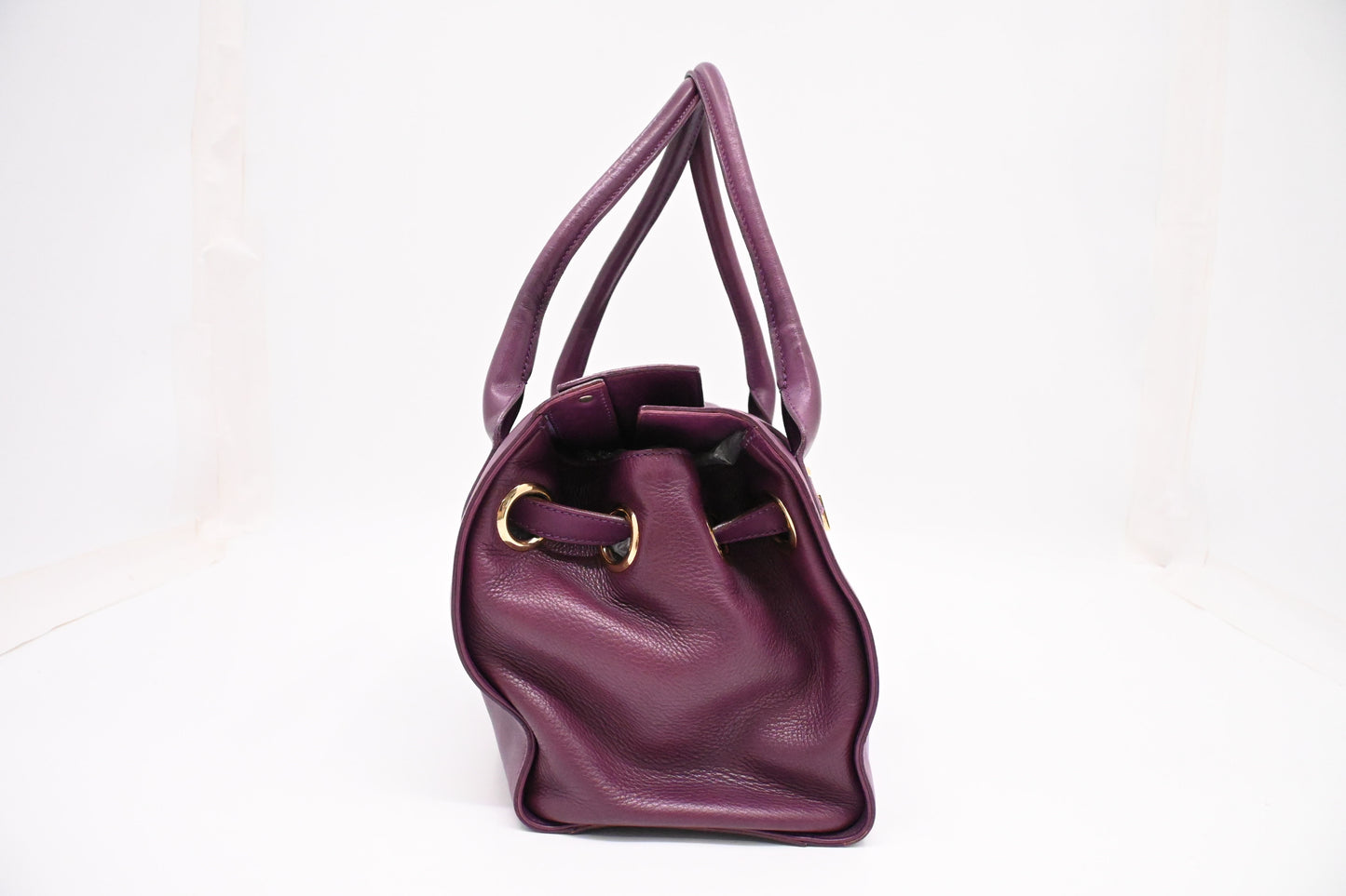 Jimmy Choo Rosalie Shoulder Bag in Purple Leather