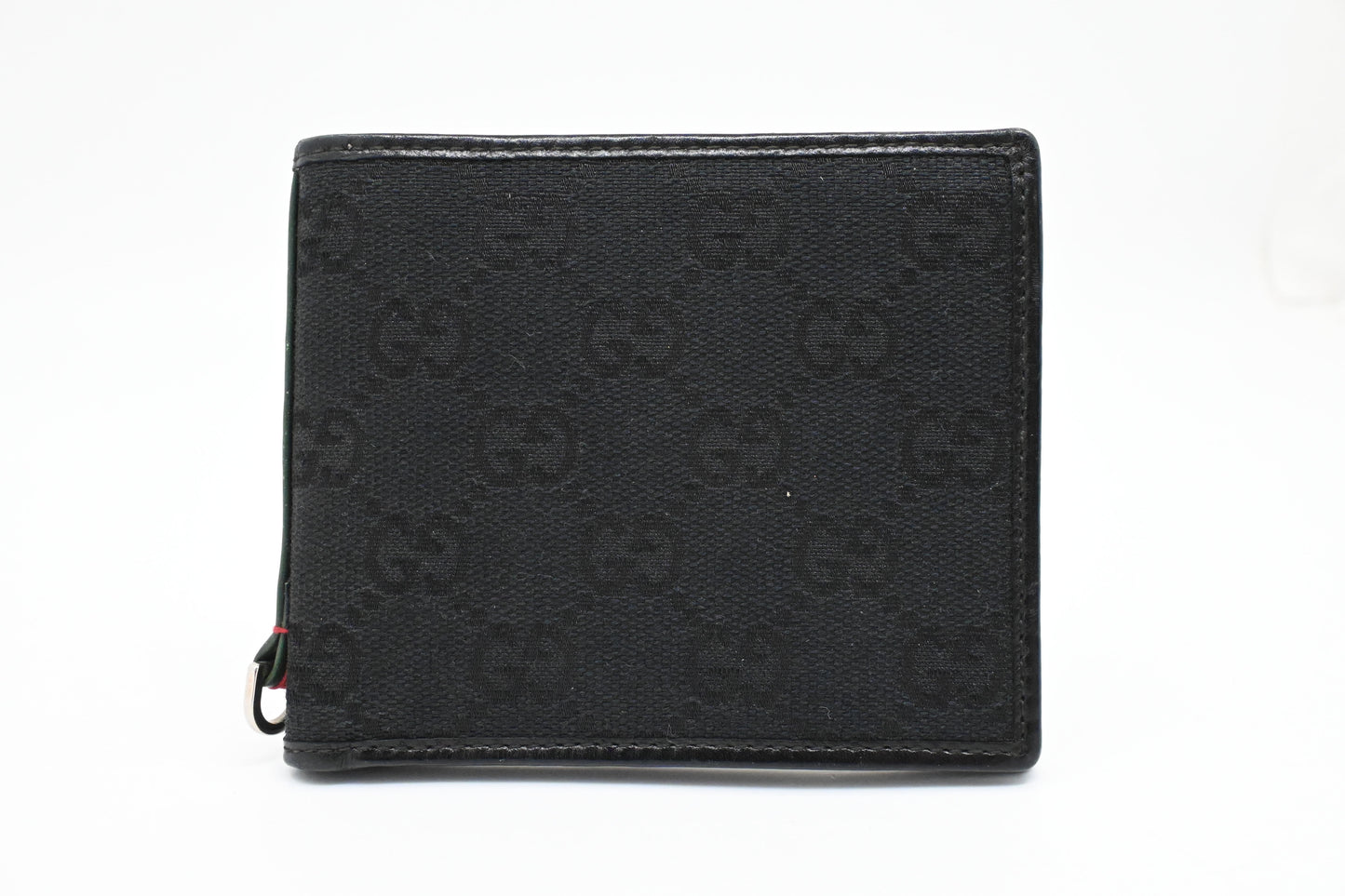 Gucci Bifold Wallet in GG Black Canvas