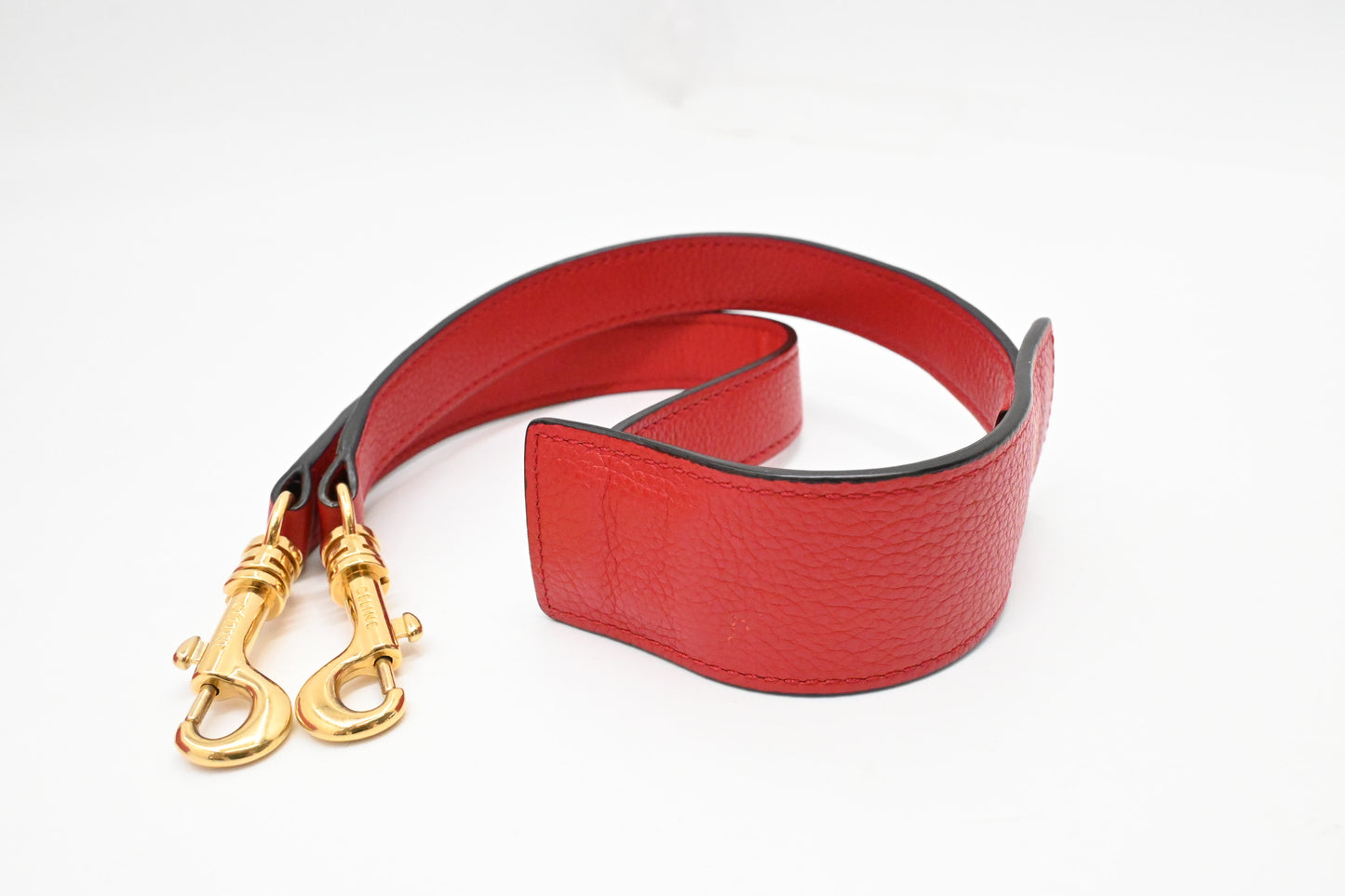 Celine Trapeze in Red Leather