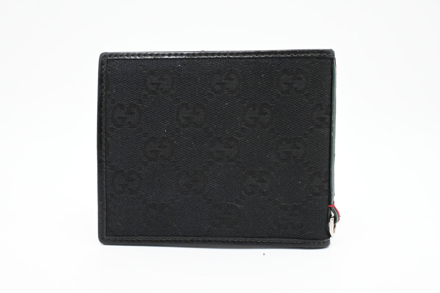 Gucci Bifold Wallet in GG Black Canvas
