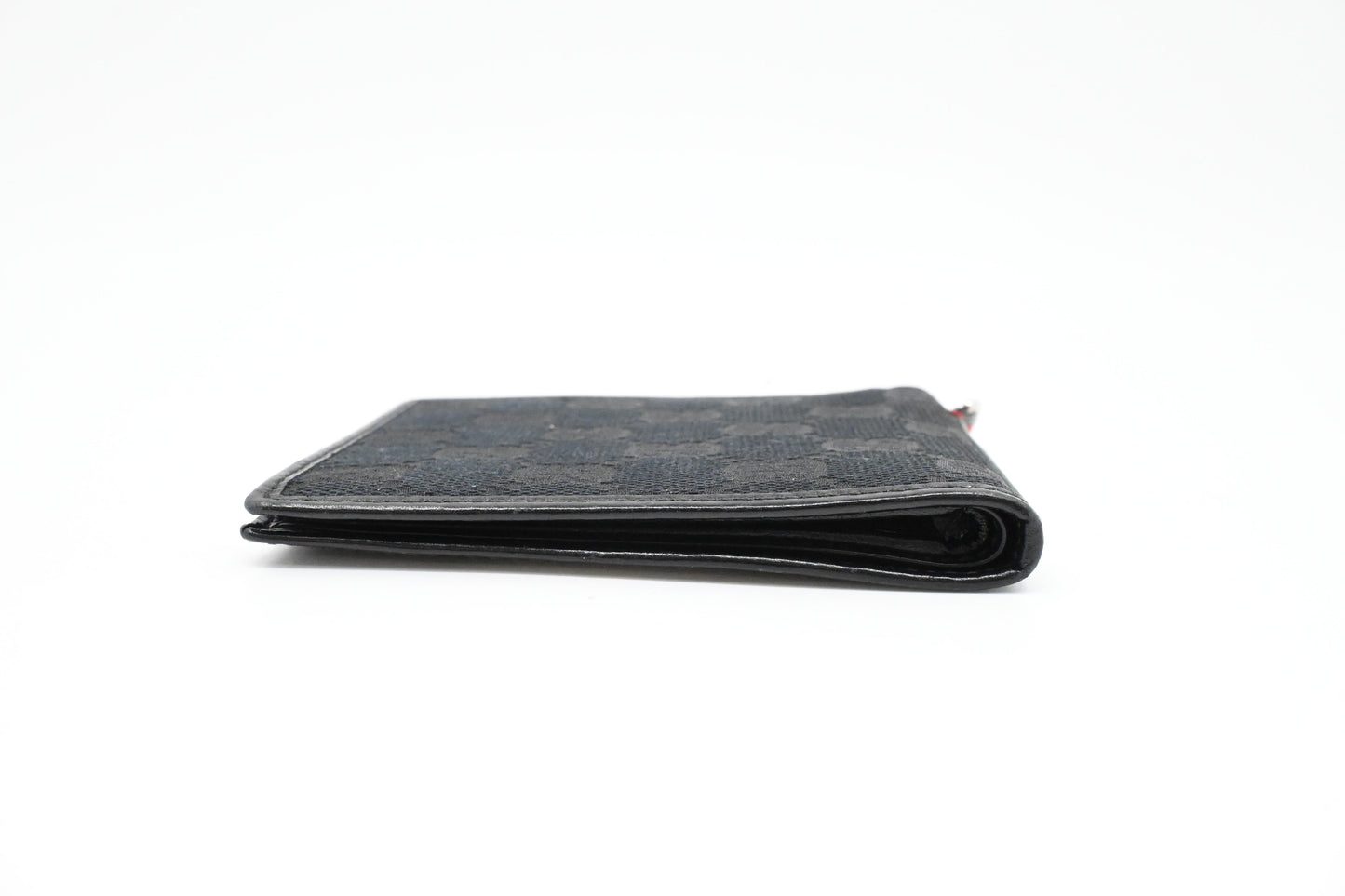 Gucci Bifold Wallet in GG Black Canvas