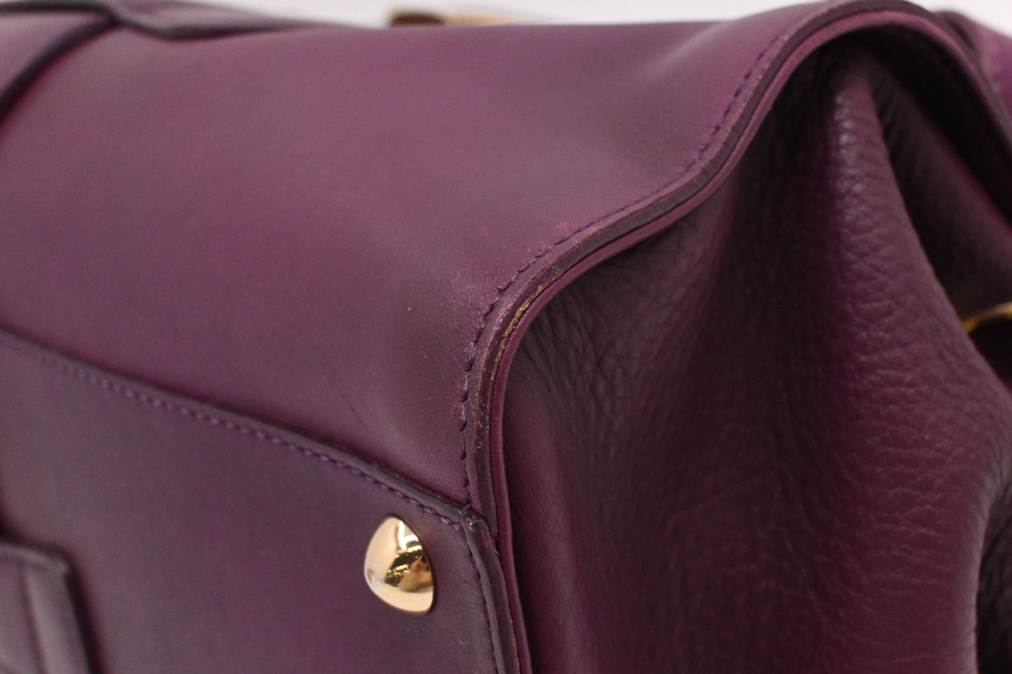 Jimmy Choo Rosalie Shoulder Bag in Purple Leather