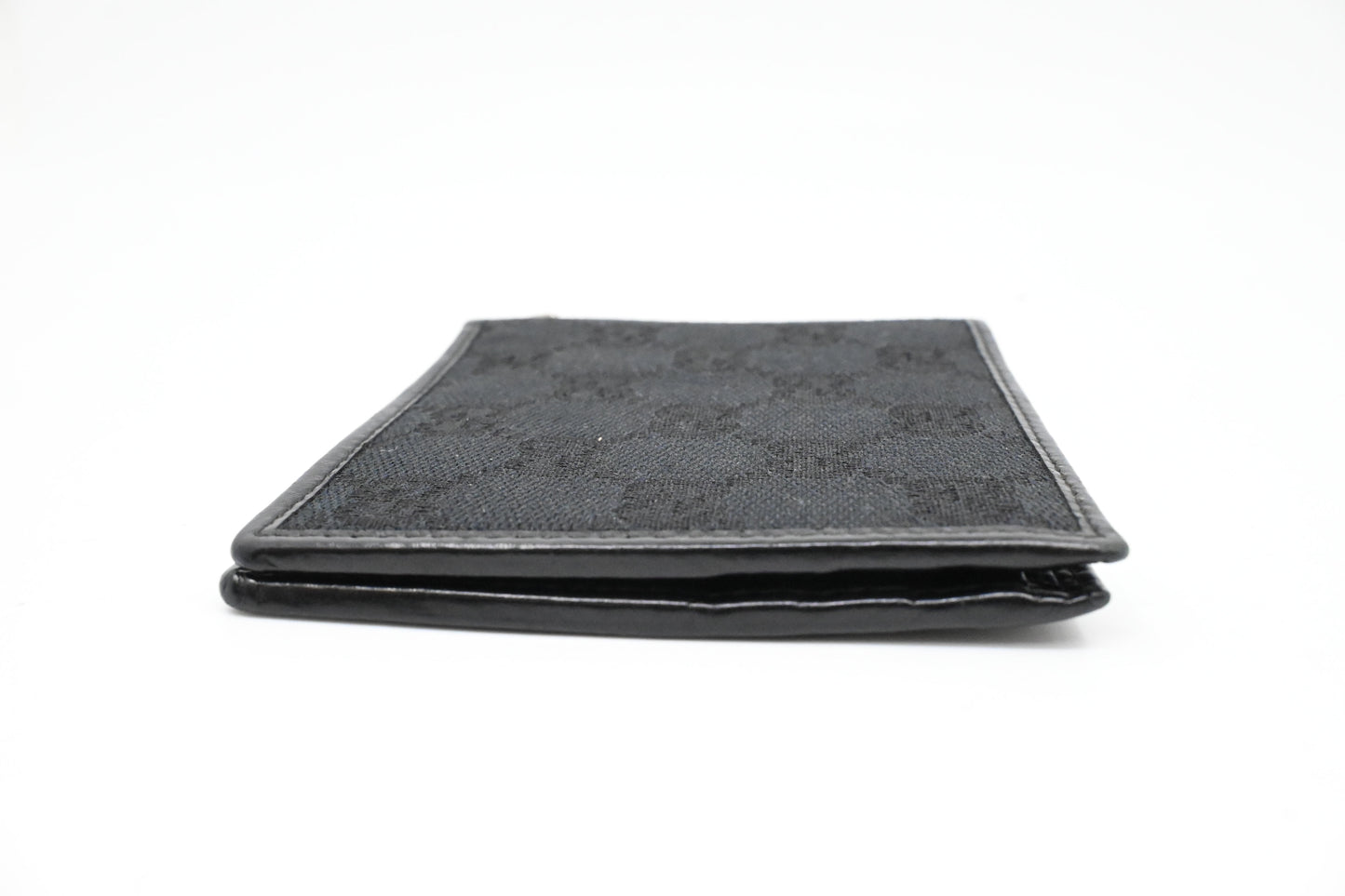Gucci Bifold Wallet in GG Black Canvas