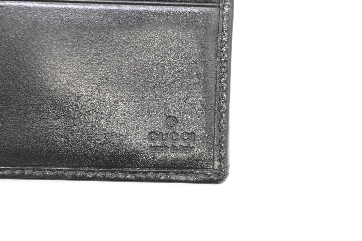 Gucci Bifold Wallet in GG Black Canvas