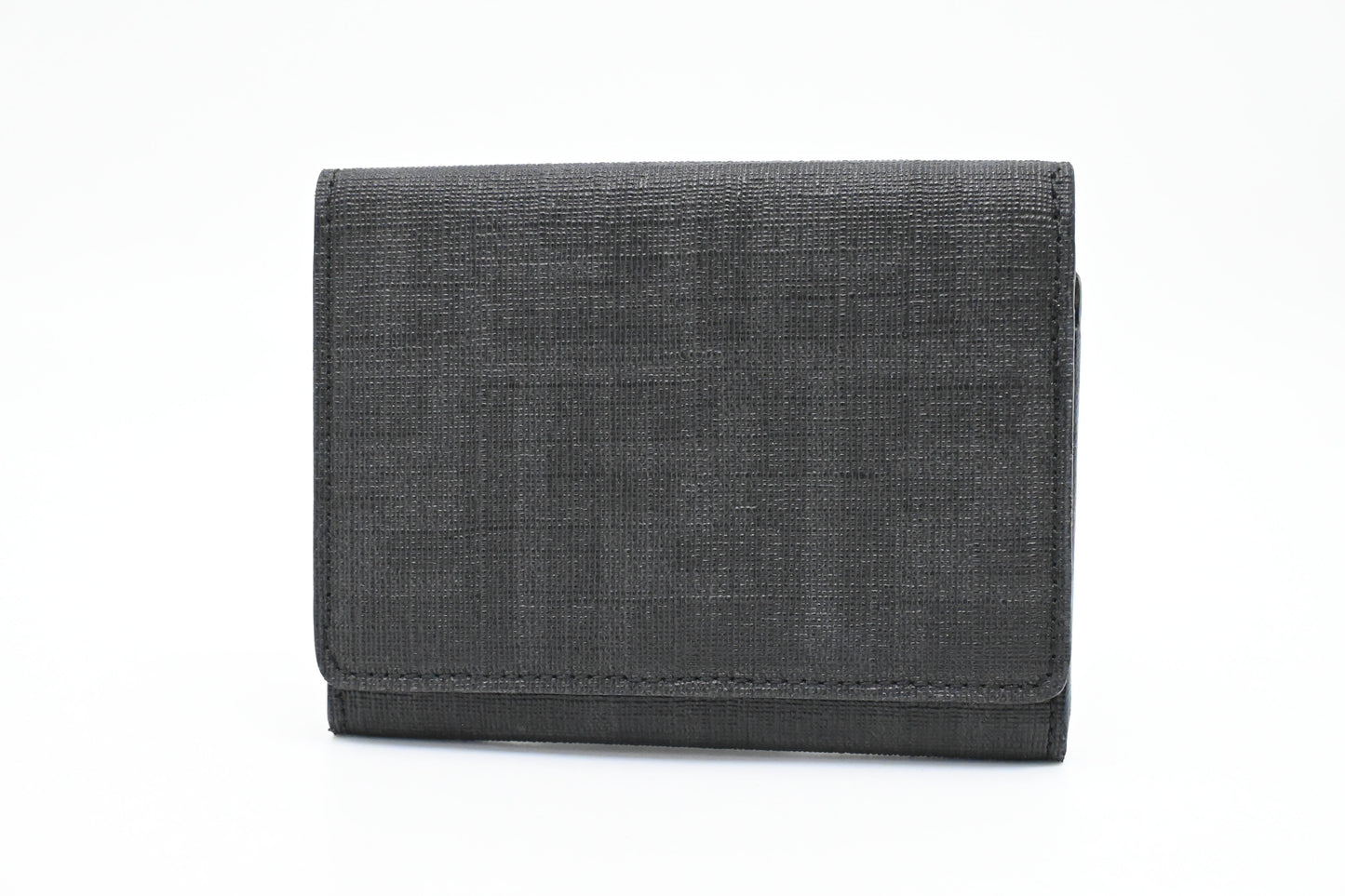Fendi Card Case in Black Zucca Canvas