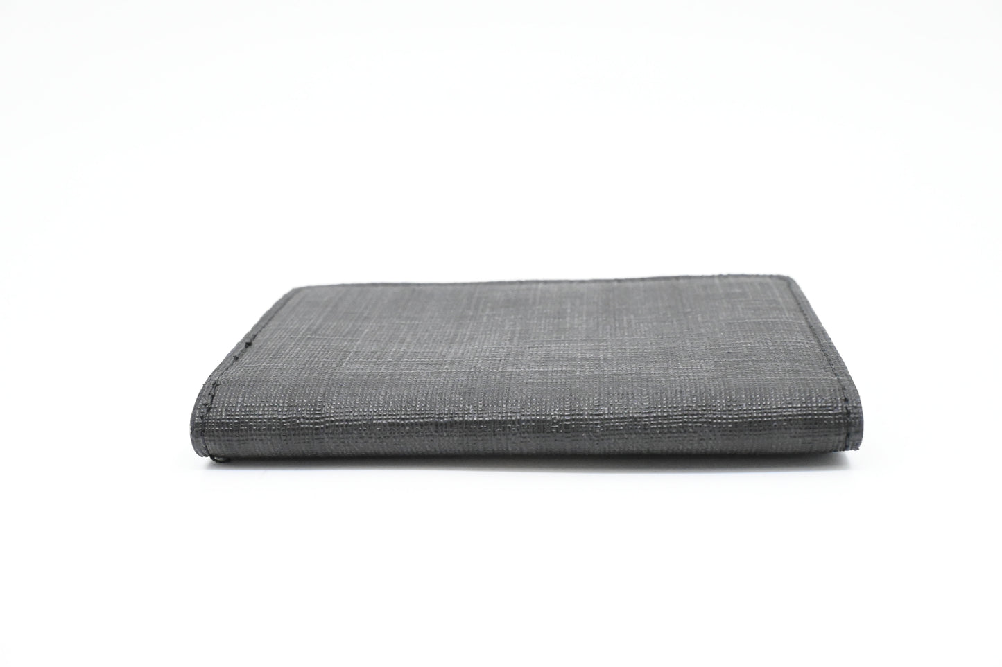 Fendi Card Case in Black Zucca Canvas