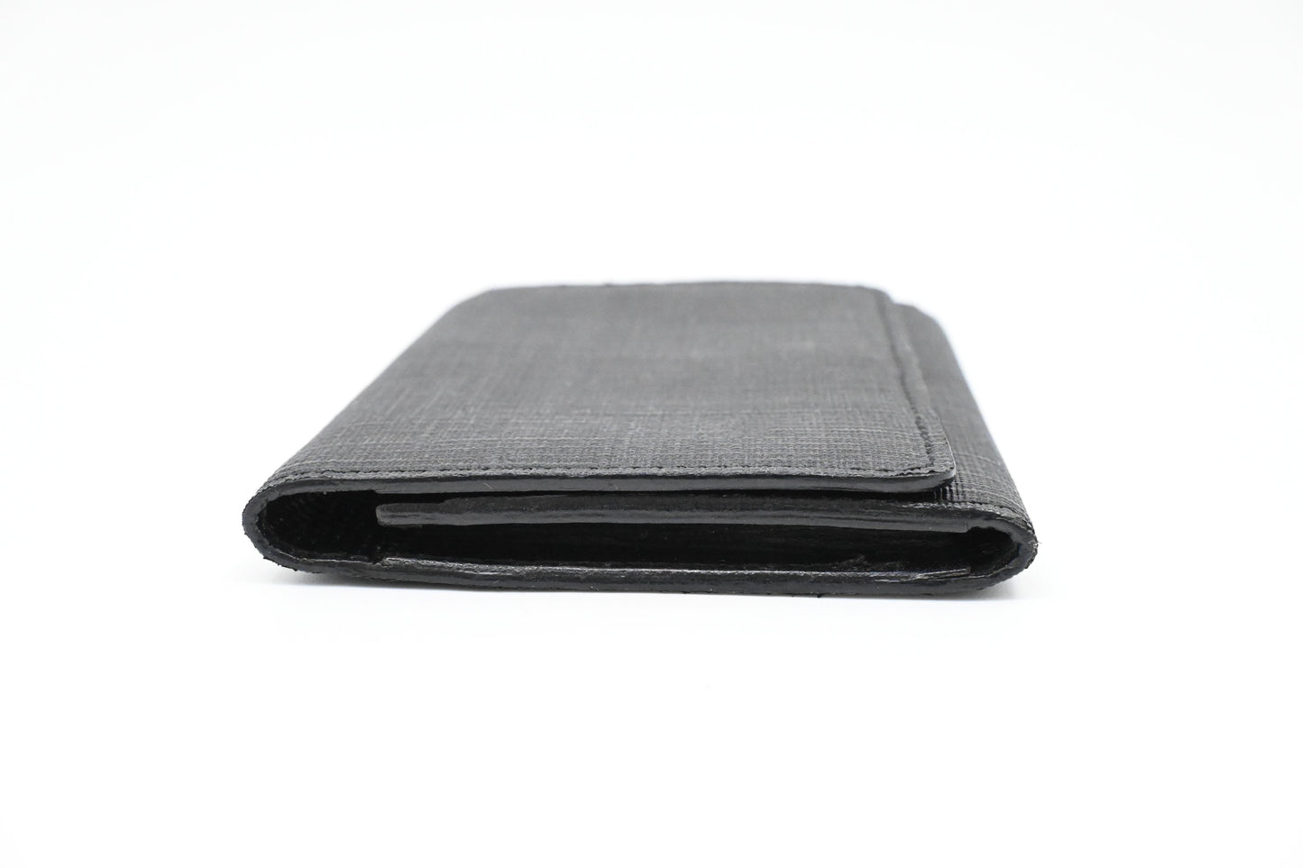 Fendi Card Case in Black Zucca Canvas