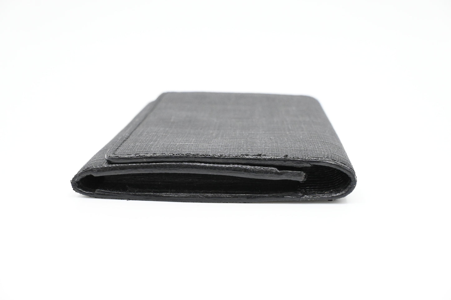Fendi Card Case in Black Zucca Canvas