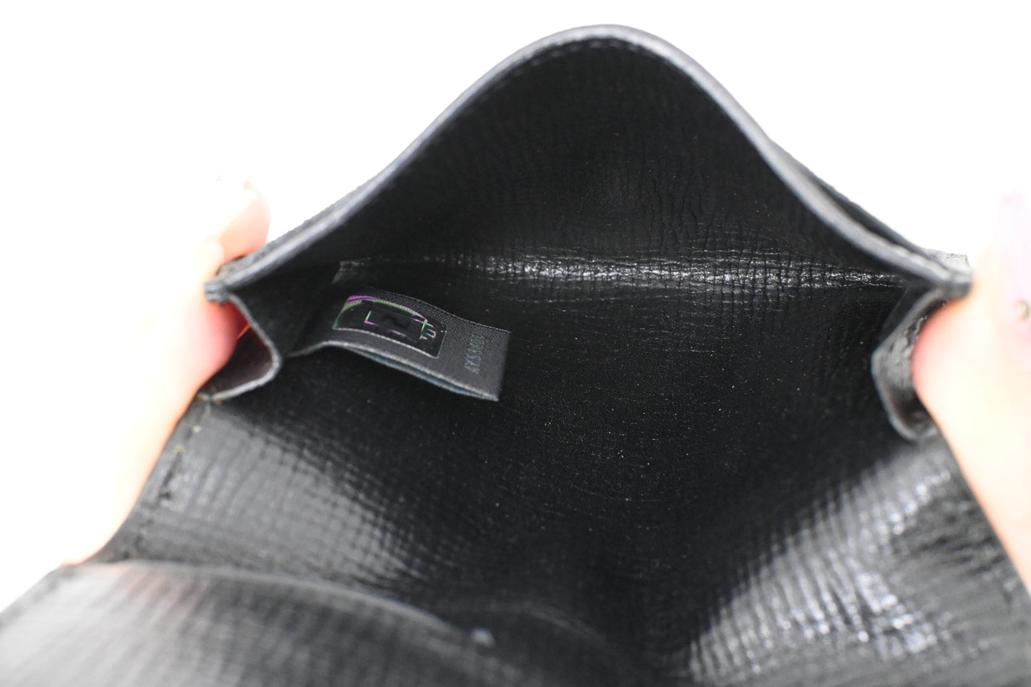Fendi Card Case in Black Zucca Canvas