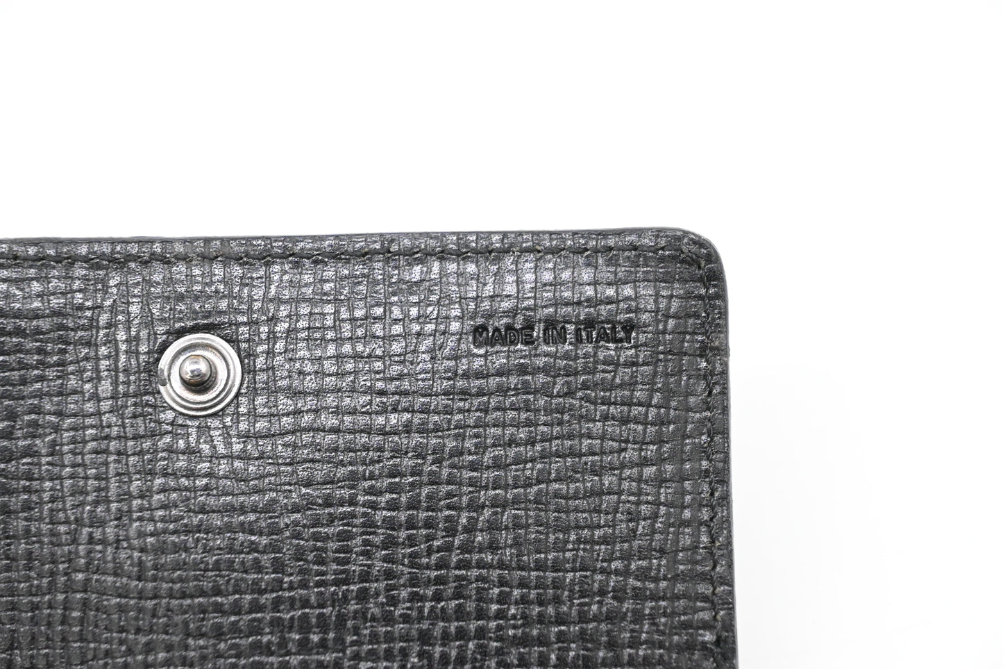 Fendi Card Case in Black Zucca Canvas