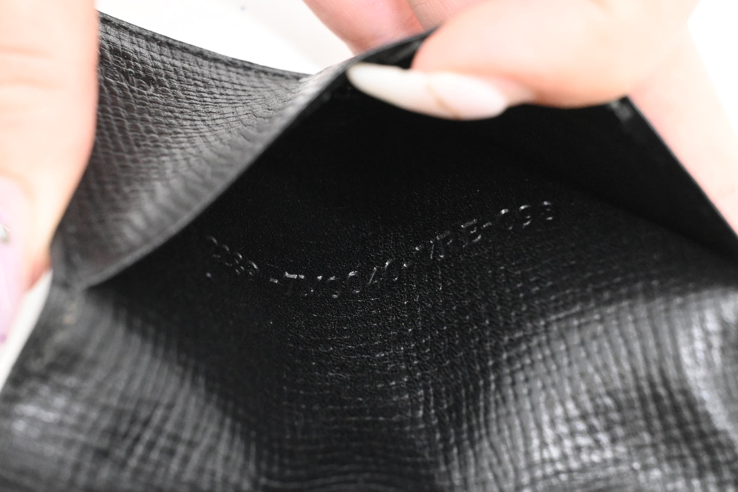 Fendi Card Case in Black Zucca Canvas