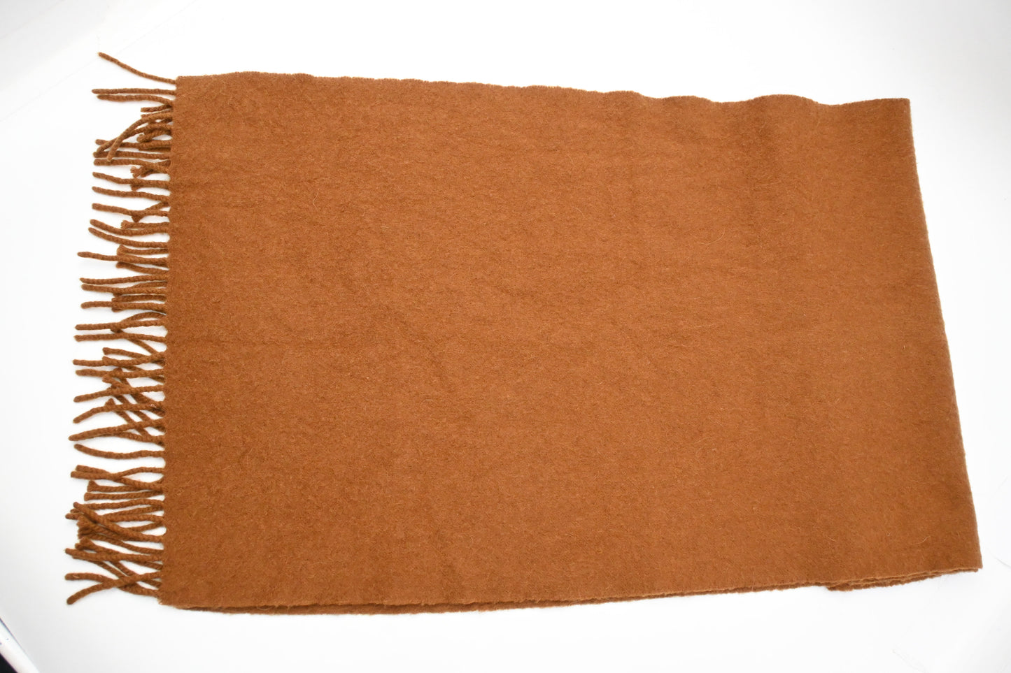 Hermes Scarf in Brown Cashmere