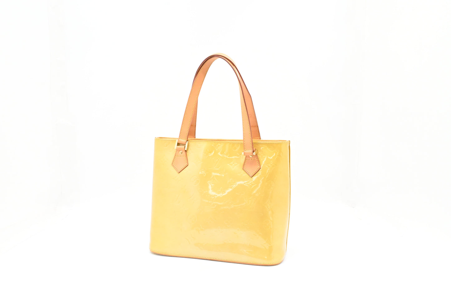 Louis Vuitton Houston in Yellow Vernis Leather