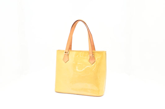 Louis Vuitton Houston in Yellow Vernis Leather