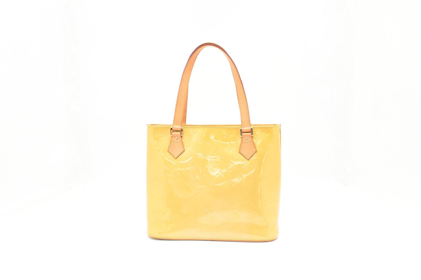 Louis Vuitton Houston in Yellow Vernis Leather