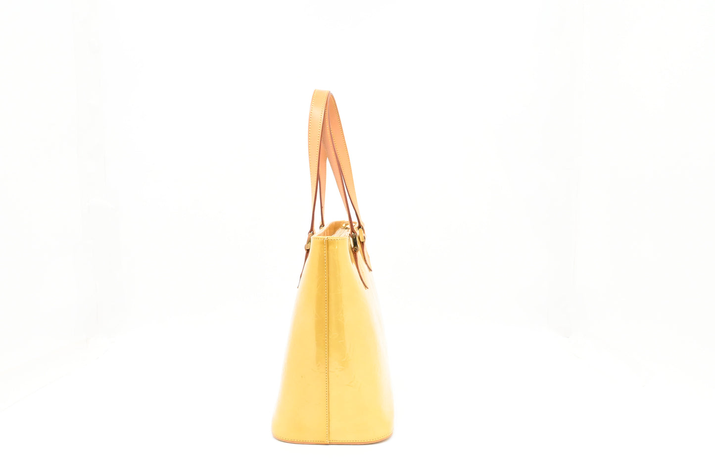 Louis Vuitton Houston in Yellow Vernis Leather